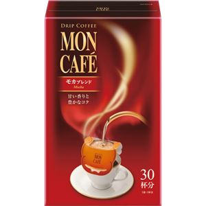 （まとめ）片岡物産 モンカフェ ドリップコーヒーモカブレンド 8g 1セット（60袋：30袋×2箱）【×2セット】【代引不可】