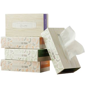 （まとめ）TANOSEE リサイクルティッシュペーパー Naturarol 200組/箱 1パック（5箱） 【×10セット】